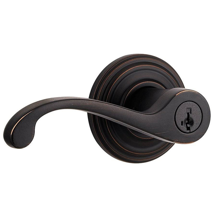 Kwikset 740CHL 11P SMT Commonwealth Keyed Entry Lever in Venetian Bronze
